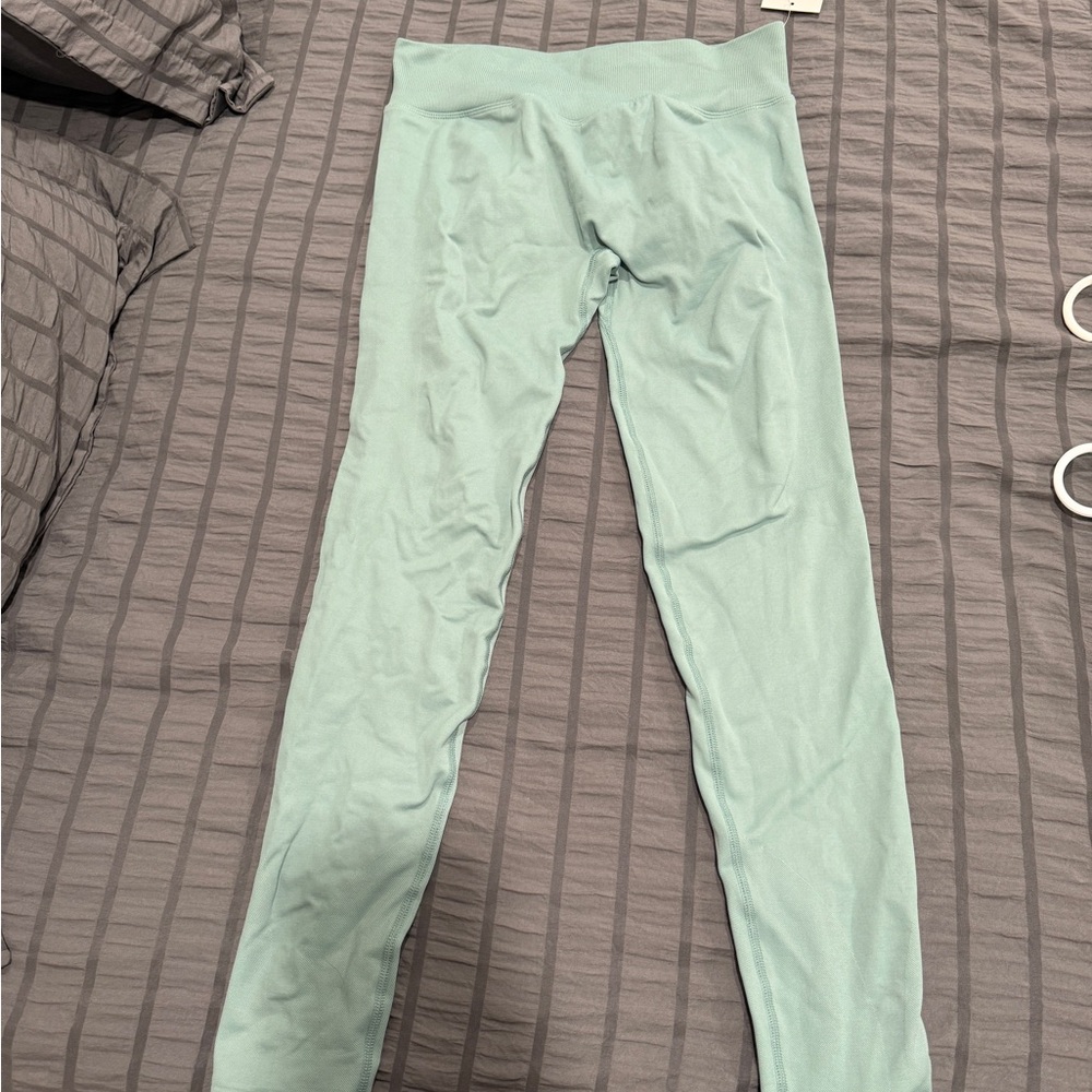 Blue High-Rise Performance Leggings